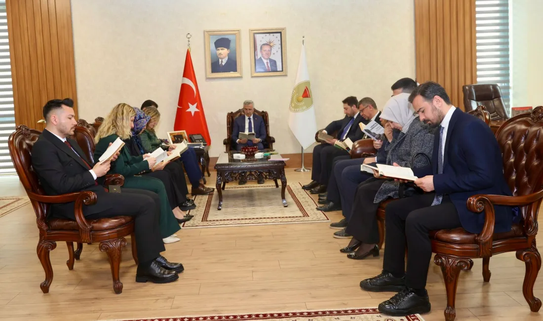 Kahramanmaraş Valisi Mükerrem Ünlüer, 62. Kütüphane Haftası dolayısıyla “Kahramanmaraş Okuyor”