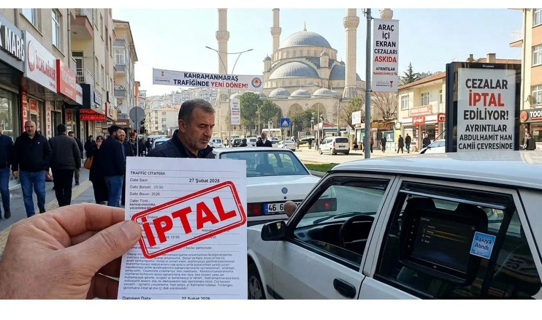 Kahramanmaraş trafiğinde sürücülerin adeta korkulu rüyası haline gelen "araç içi
