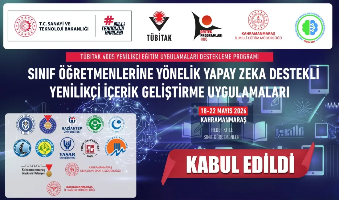 Türkiye'de Sadece 55 Proje Seçildi: Kahramanmaraş Listeye Damga Vurdu! 
