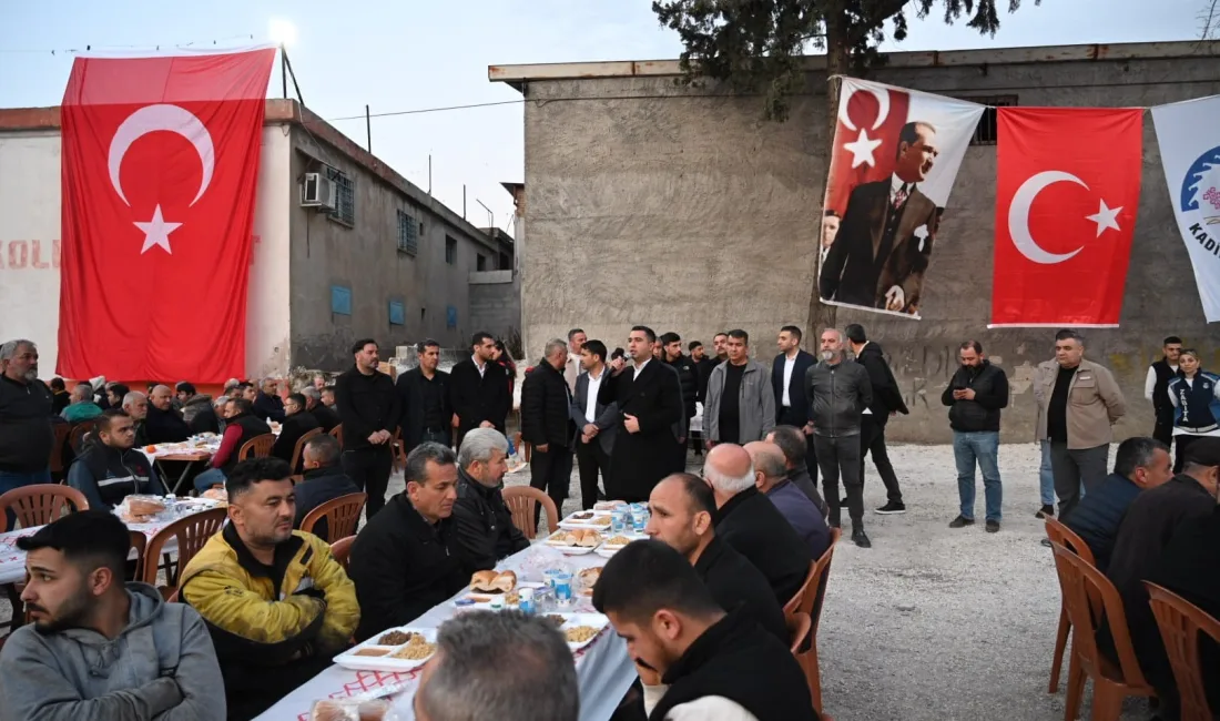 Kadirli Belediye Başkanı Mustafa Mert Olcar, Ramazan ayının 22. gününde