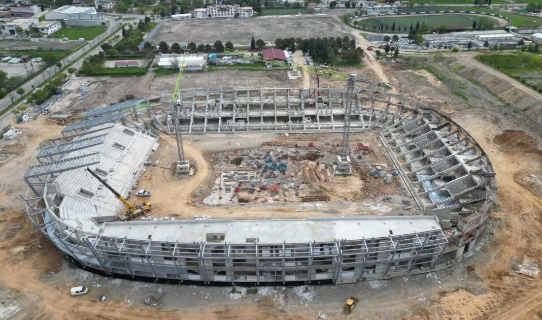 Dulkadiroğlu ilçesi İstasyon Mahallesi’nde yükselen ve şehrin spor altyapısını tamamen