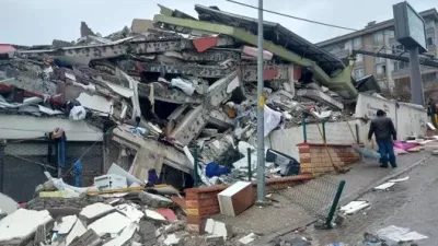 Kahramanmaraş’ta 6 Şubat depremlerinde yerle bir olan ve 44 kişinin