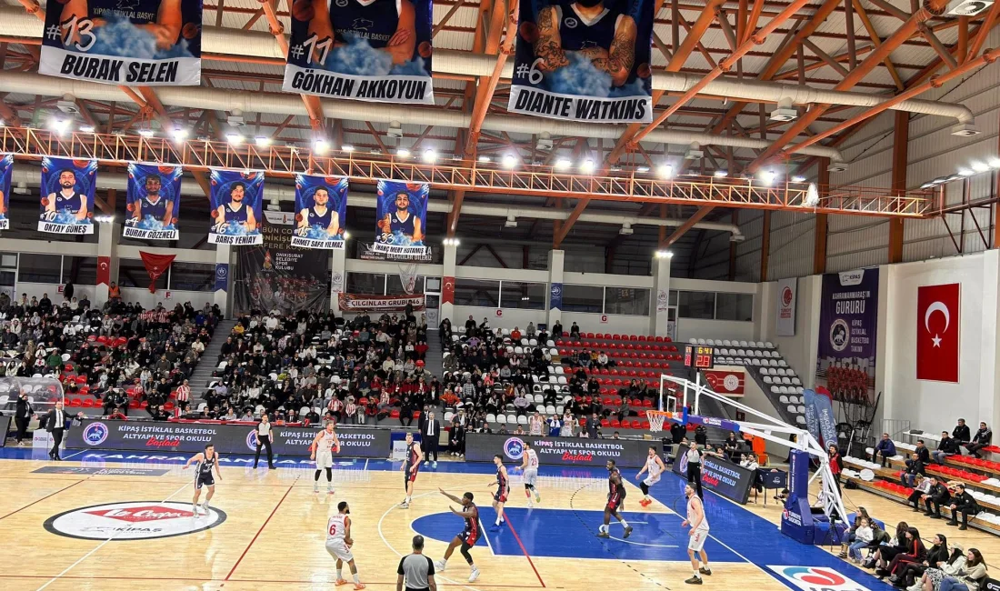 KİPAŞ İstiklal Spor, Türkiye Sigorta Türkiye Basketbol Ligi’nde Gaziantep Basketbol’u