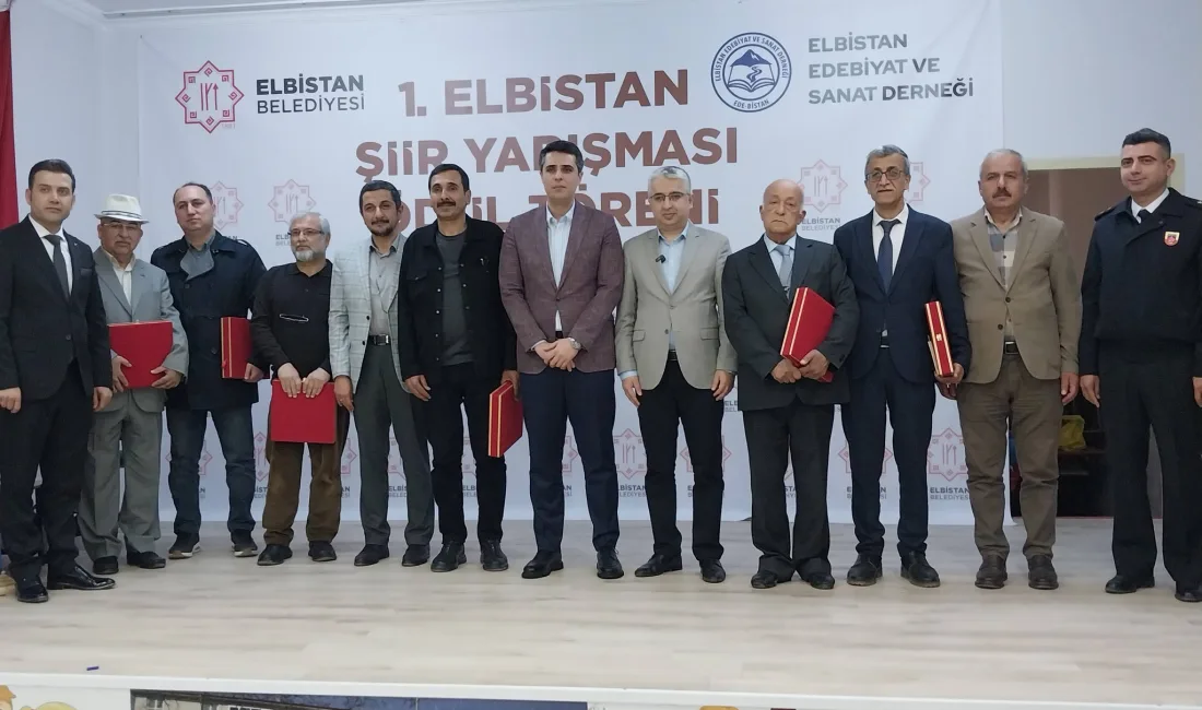 Kahramanmaraş’ın edebiyat kalbi Elbistan’da muhteşem bir gece yaşandı. 