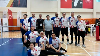 Oturarak Voleybol Süper Lig 2. Etap müsabakalarında Kahramanmaraş Büyükşehir Belediye