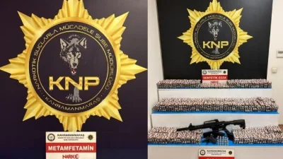 Kahramanmaraş’ta düzenlenen narkotik operasyonlarında 30 bine yakın uyuşturucu madde ve