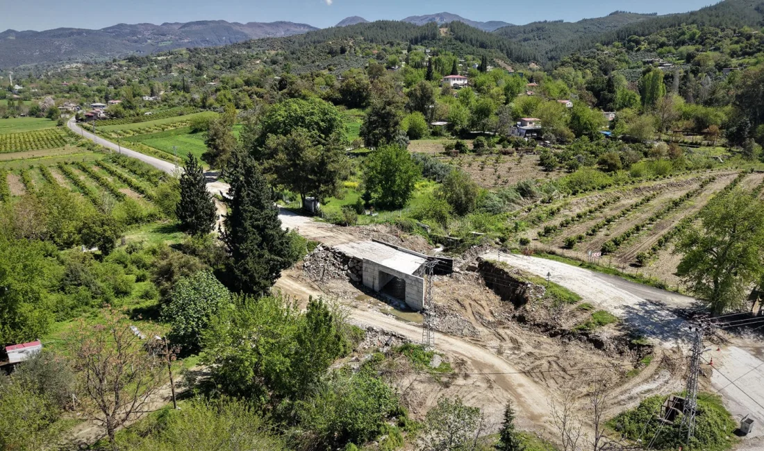 Kahramanmaraş Büyükşehir Belediyesi, Andırın’da ulaşıma nefes aldıracak bir projeyi daha