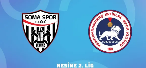 Nesine 2. Lig Kırmızı Grup maçında Somaspor ile Akedaş Kahramanmaraş