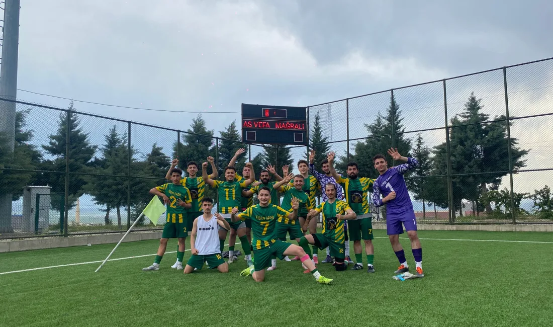 Mağralı Fidanspor, AS Vefapor’u 4-1 mağlup ederek 5’te 5 yaptı
