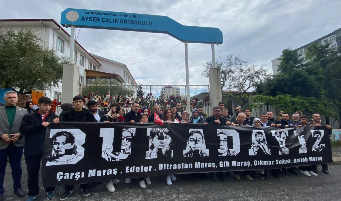 Kahramanmaraş’ta Ayser Çalık Ortaokulu’nda gerçekleşen silahlı saldırıda 8 öğrenci ve