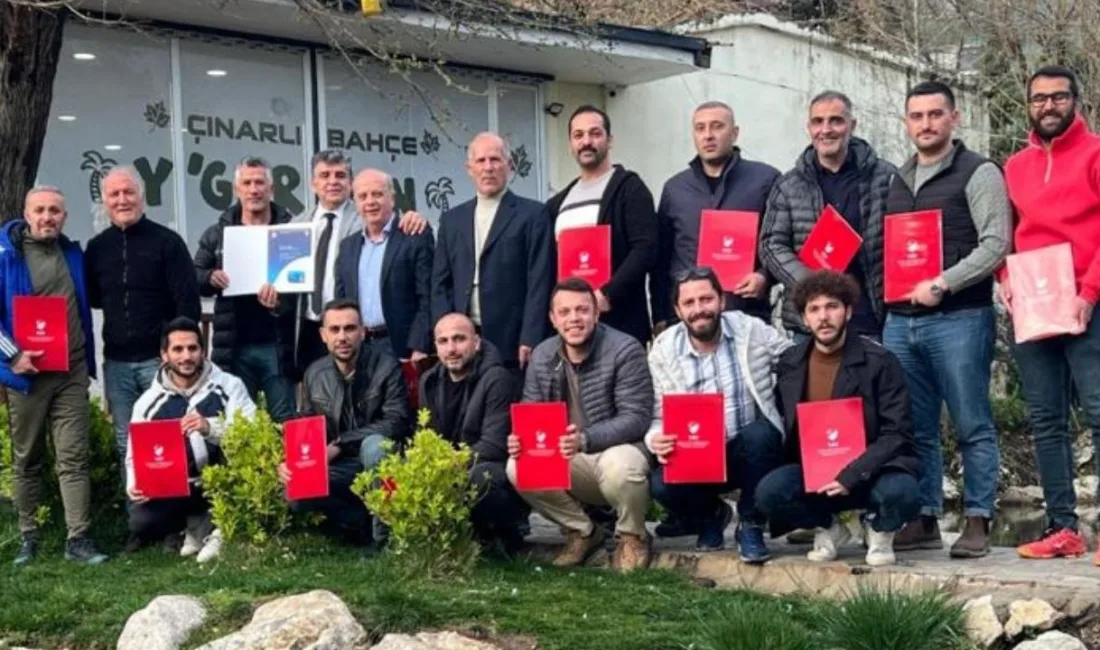 Kahramanmaraş’ta TFF ve TÜFAD iş birliğiyle düzenlenen UEFA C Antrenörlük
