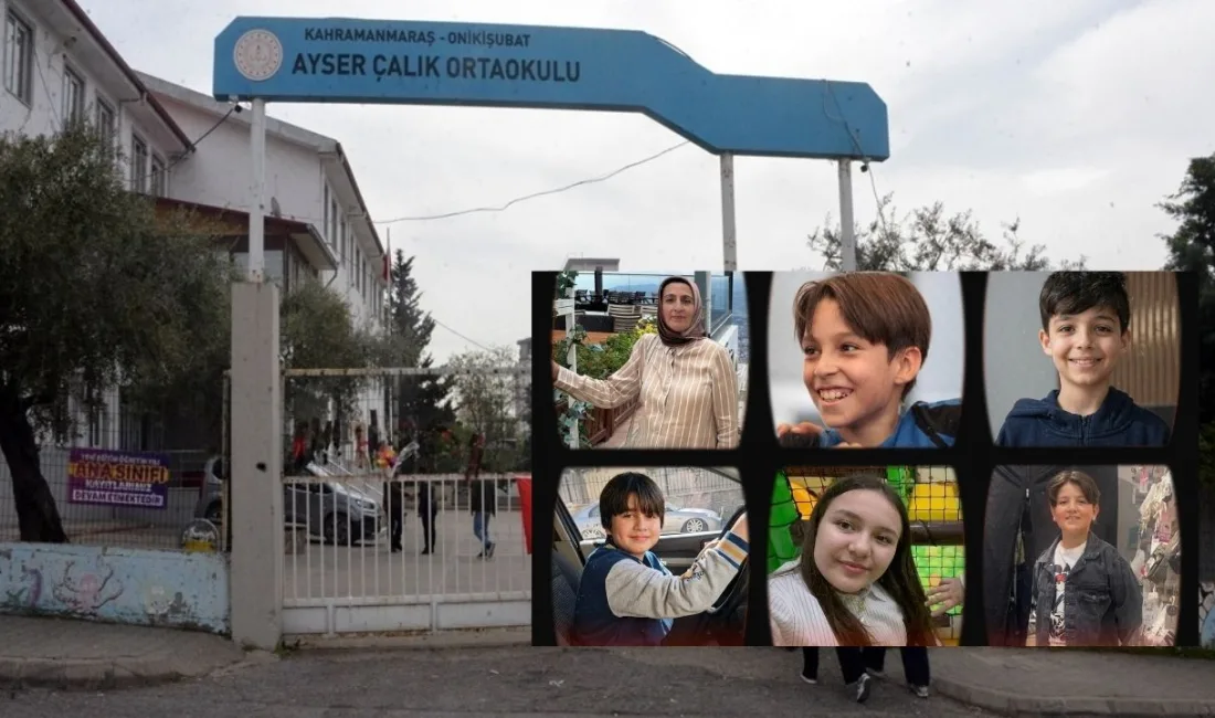 Kahramanmaraş’taki okul saldırısında hayatını kaybeden 9 öğrenicin 6’sının, 5/E sınıfından