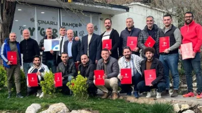 Kahramanmaraş’ta TFF ve TÜFAD iş birliğiyle düzenlenen UEFA C Antrenörlük