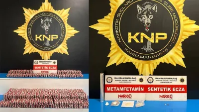 Kahramanmaraş İl Emniyet Müdürlüğü, gerçekleştirdiği operasyonlarda çok sayıda uyuşturucu madde