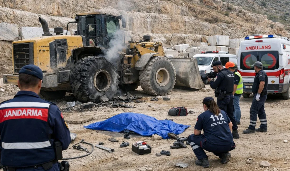 Kahramanmaraş’ın Göksun’da bulunan bir mermer ocağında patlama meydana geldi. Patlamada