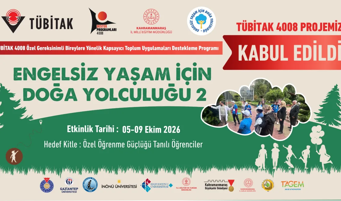 Kahramanmaraş İl Millî Eğitim Müdürlüğü tarafından hazırlanan, özel öğrenciler için