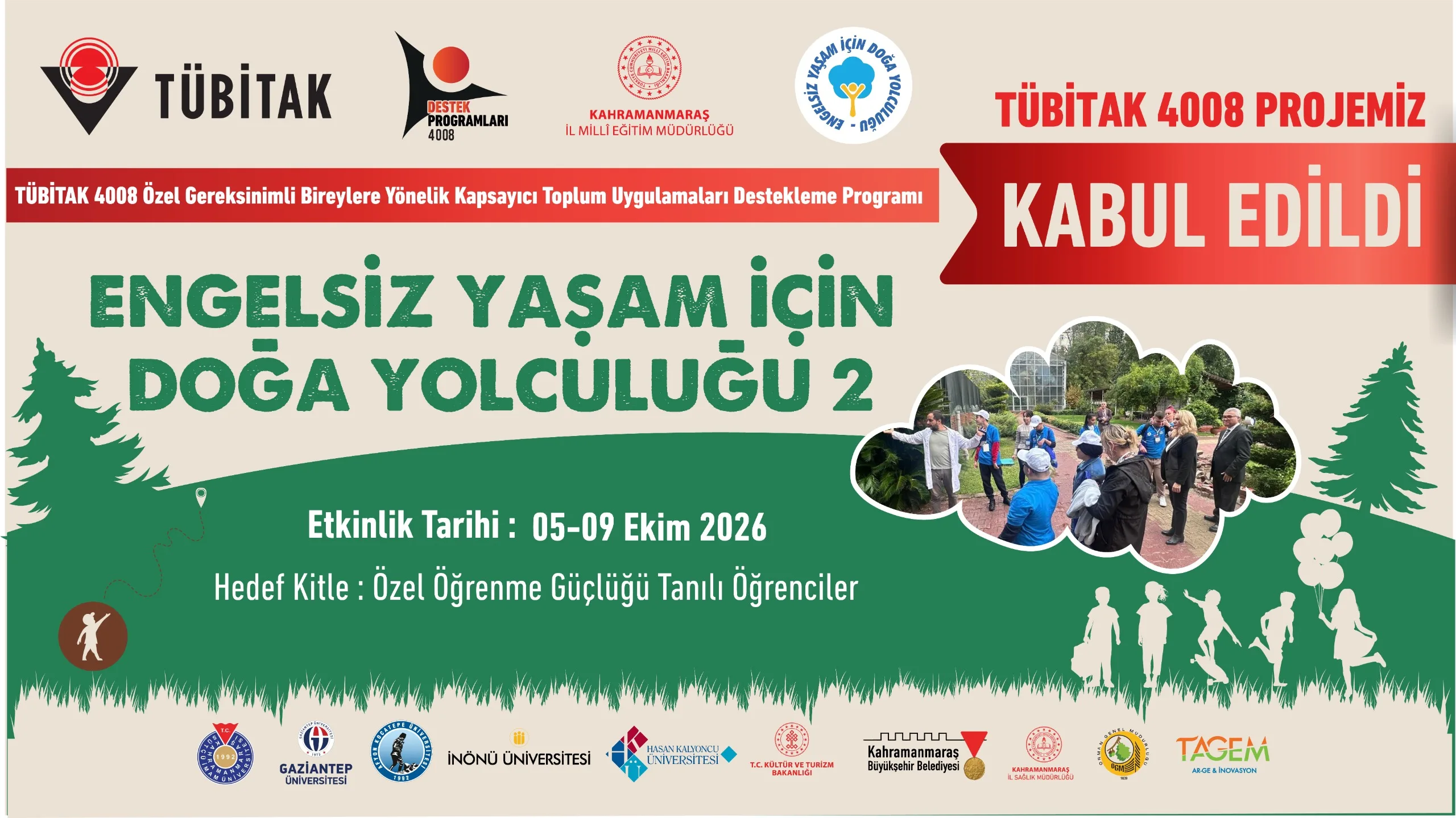 Kahramanmaraş İl Millî Eğitim Müdürlüğü tarafından hazırlanan, özel öğrenciler için