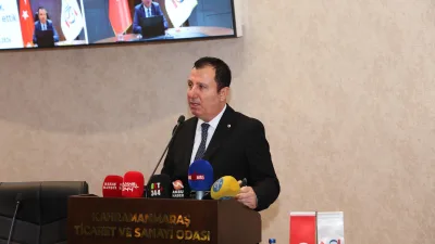 32. Olağan Meclis Toplantısı’nda konuşan KMTSO Yönetim Kurulu Başkanı Mustafa