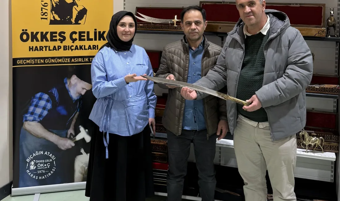 Kahramanmaraş’ın köklü el sanatlarından biri olan Hartlap bıçakçılığı, İstanbul’da düzenlenen