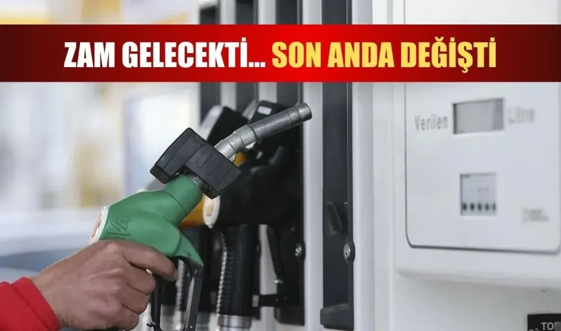 Akaryakıt fiyatlarına yarından itibaren yansıması beklenen zamlar iptal edildi. Benzin