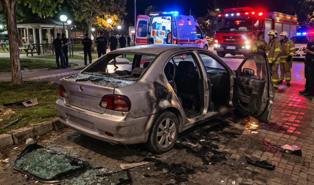 Kahramanmaraş Elbistan’da park halindeki otomobilde patlama meydana geldi. Patlamada 3