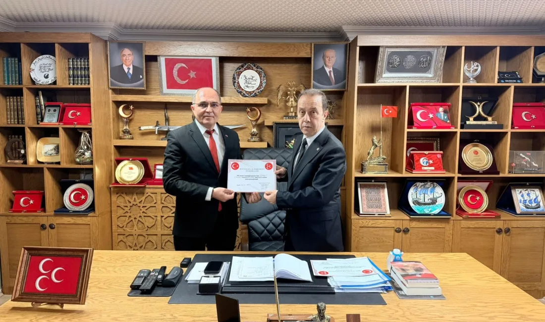 Andırınlı hemşehrimiz Davut Çevik, Milliyetçi Hareket Partisi (MHP) Kocaeli İl