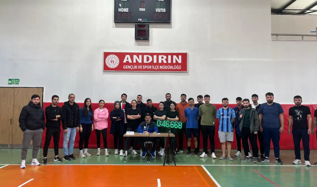 Andırın Gençlik ve Spor İlçe Müdürlüğü, hayallerindeki mesleğe kavuşmak isteyen
