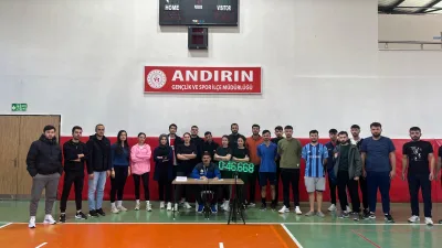 Andırın Gençlik ve Spor İlçe Müdürlüğü, hayallerindeki mesleğe kavuşmak isteyen