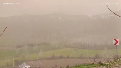 Kahramanmaraş’ın Andırın ilçesi, bugün öğle saatlerinden itibaren Kuzey Afrika üzerinden
