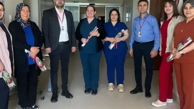 Kahramanmaraş’ın Andırın ilçesinde, 21-28 Nisan Ebeler Haftası kapsamında anlamlı bir