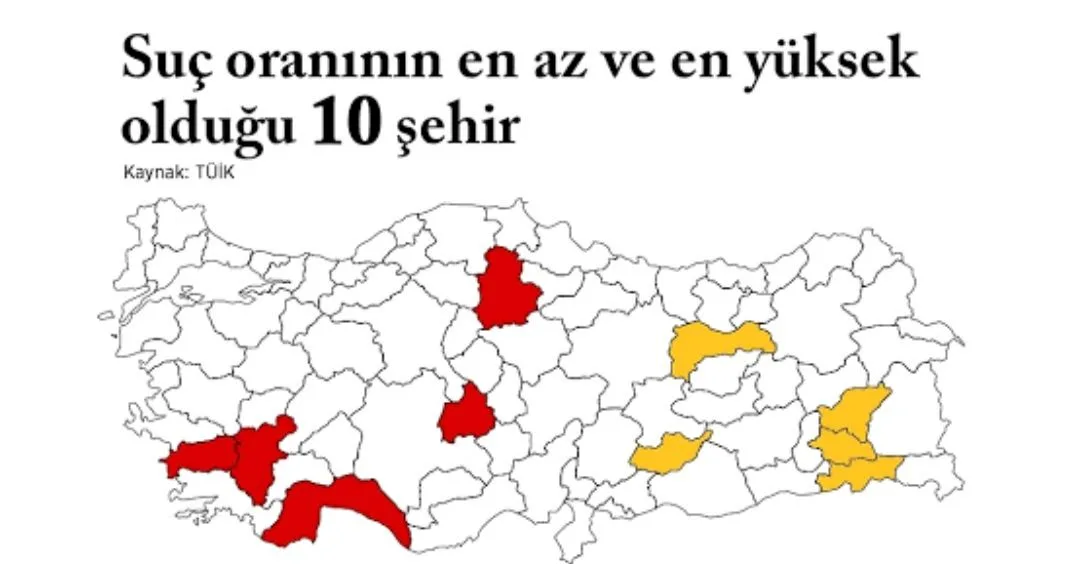 Türkiye İstatistik Kurumu (TÜİK), 2025 yılına ait suç istatistiklerini kamuoyuyla