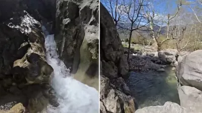 Kahramanmaraş’ın doğal güzellikleriyle ünlü ilçesi Andırın, baharın gelişiyle birlikte saklı