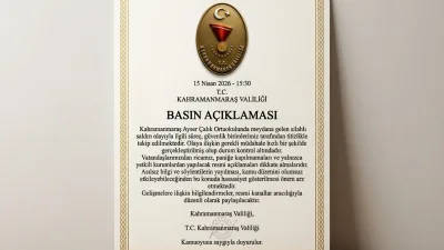 Kahramanmaraş Ayser Çalık Ortaokulu’nda meydana gelen silahlı saldırı olayı şehri