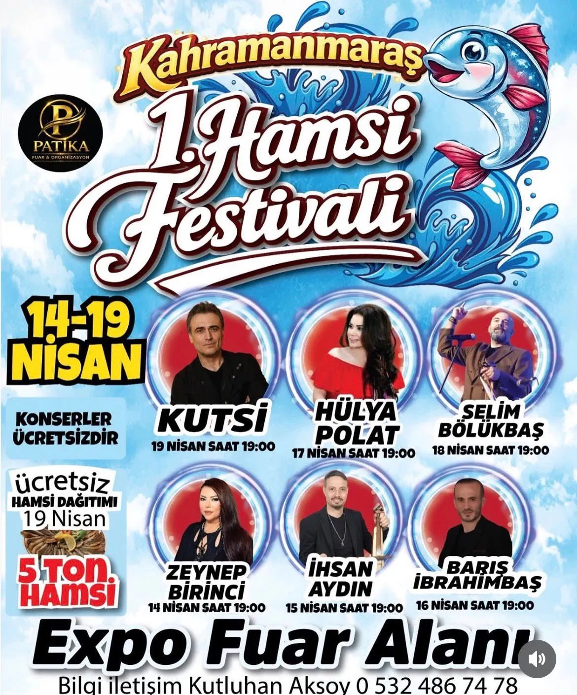 Kahramanmaraş’ta konserler iptal
