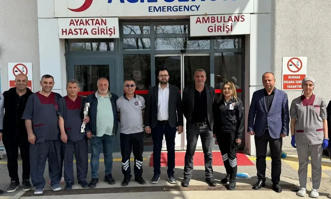 Andırın Devlet Hastanesi yönetimi, 1 Mayıs Emek ve Dayanışma Günü’nde