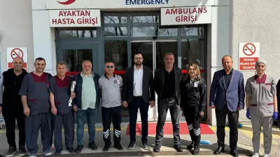 Andırın Devlet Hastanesi yönetimi, 1 Mayıs Emek ve Dayanışma Günü’nde