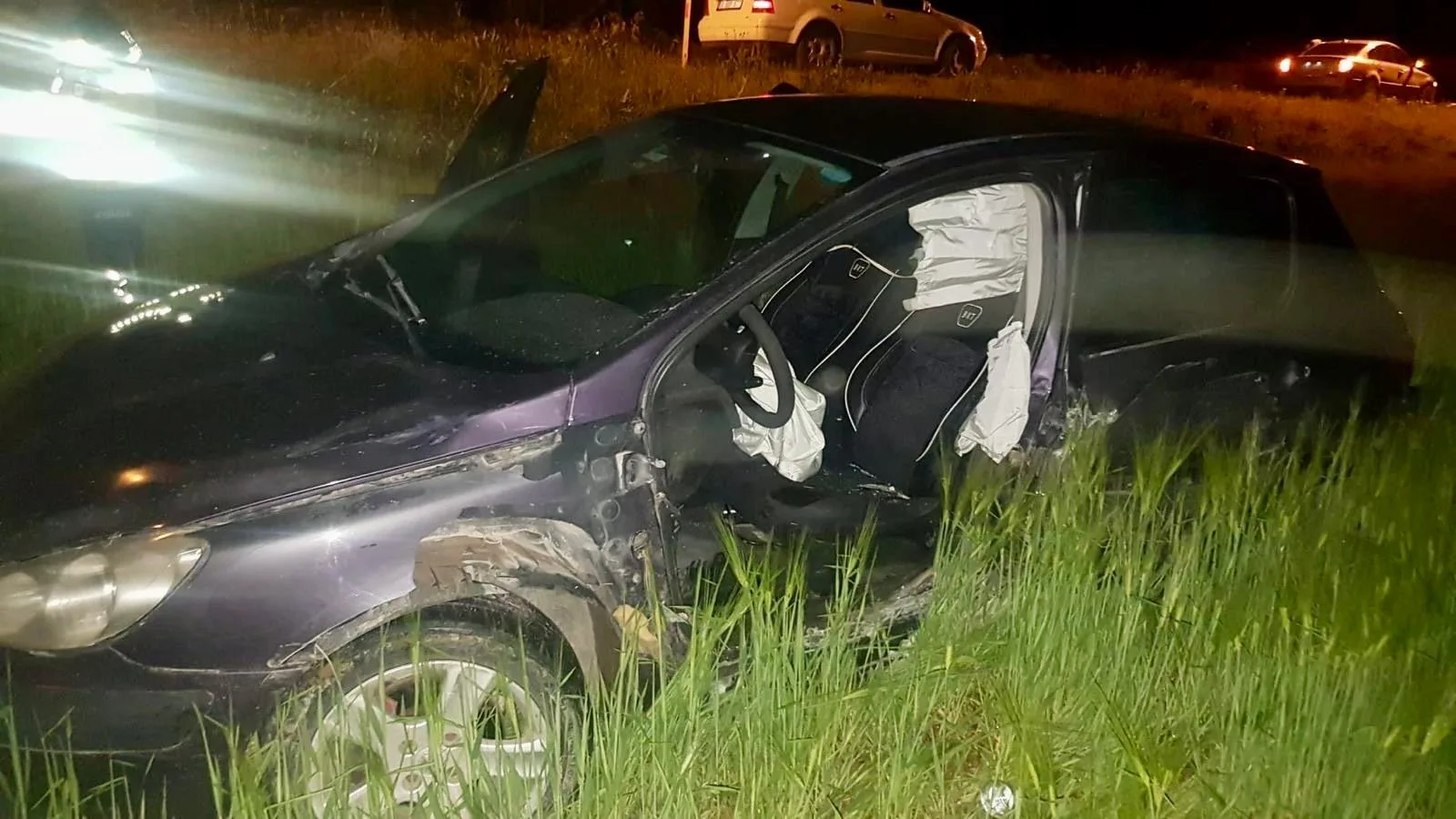 Kahramanmaraş’ta iki otomobil çarpıştı: 1 yaralı