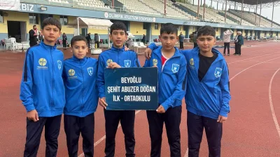 Kahramanmaraş’ın Türkoğlu ilçesi, atletizmde Türkiye çapında bir başarıya imza attı.