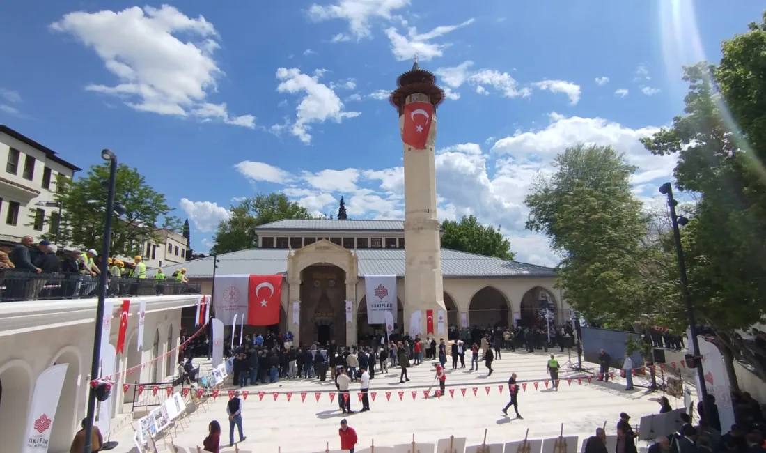 Kahramanmaraş Ulu Camii, Cumhurbaşkanı Recep Tayyip Erdoğan'ın canlı bağlantısıyla yapılan