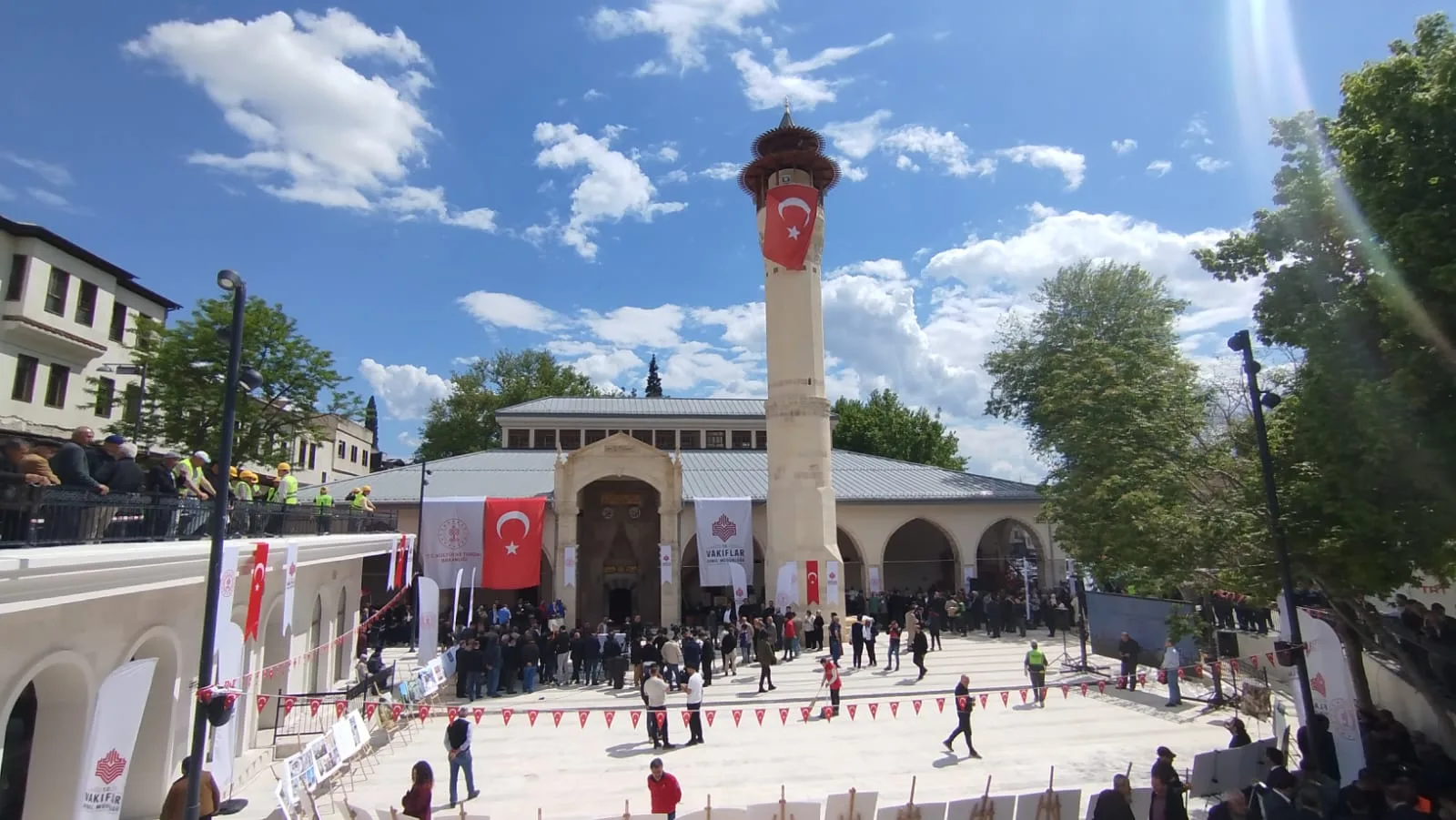 Ulu Camii Cumhurbaşkanı Erdoğan'ın katılımıyla açıldı!