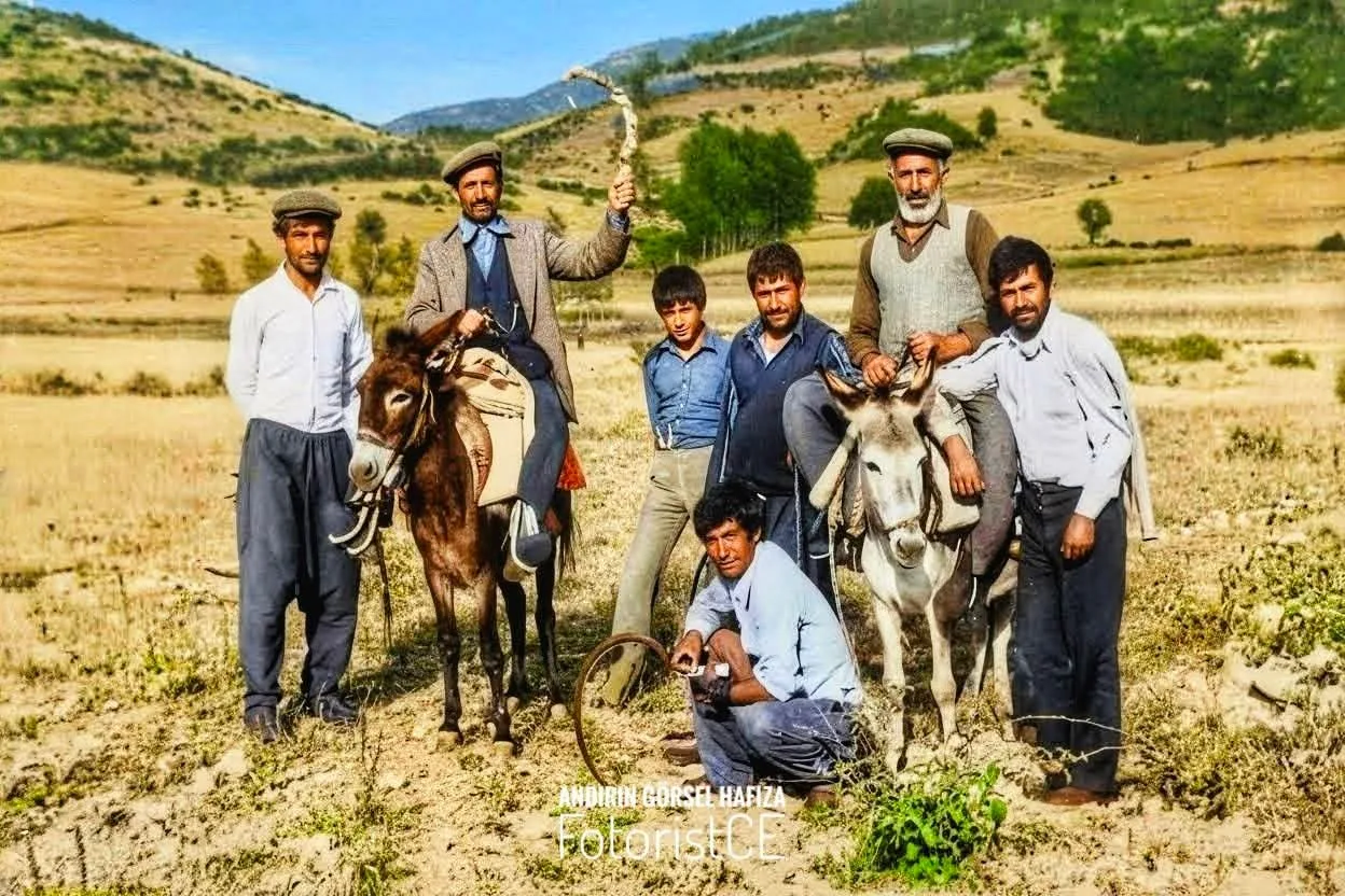 Andırın'da Dönemin Ruhunu yansıtan kare