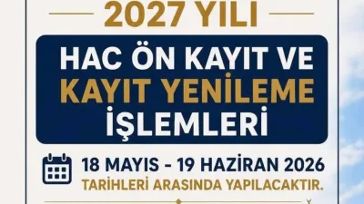 Kutsal topraklara gitme hayali kuran yüz binlerce vatandaşın merakla beklediği