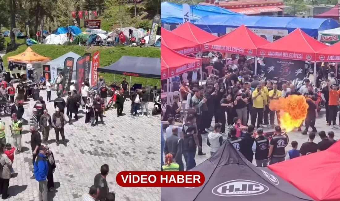 Andırın, hafta sonu motosiklet tutkunlarının buluşma noktası oldu. Bu yıl
