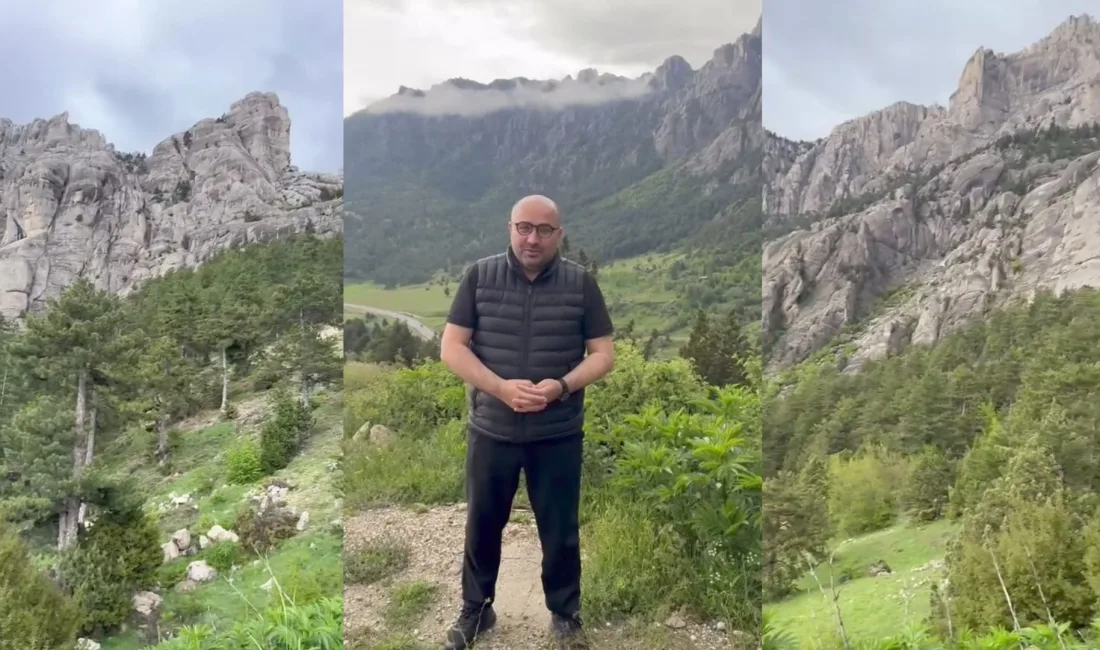 Andırınlı AK Parti Kahramanmaraş Milletvekili Mehmet Şahin, Kayran Dağı bölgesinde