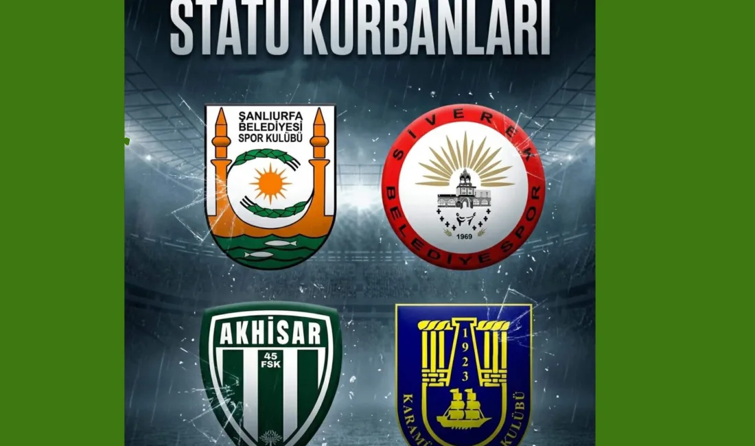 Bölgesel Amatör Lig’de (BAL) bu sezon yaşanan çarpıcı statü kurbanlığı,