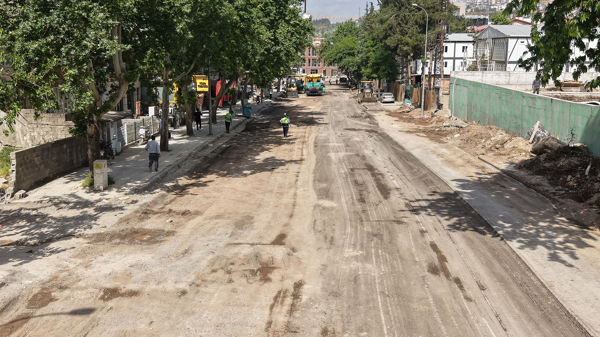 Kahramanmaraş’ta o cadde onarılıyor