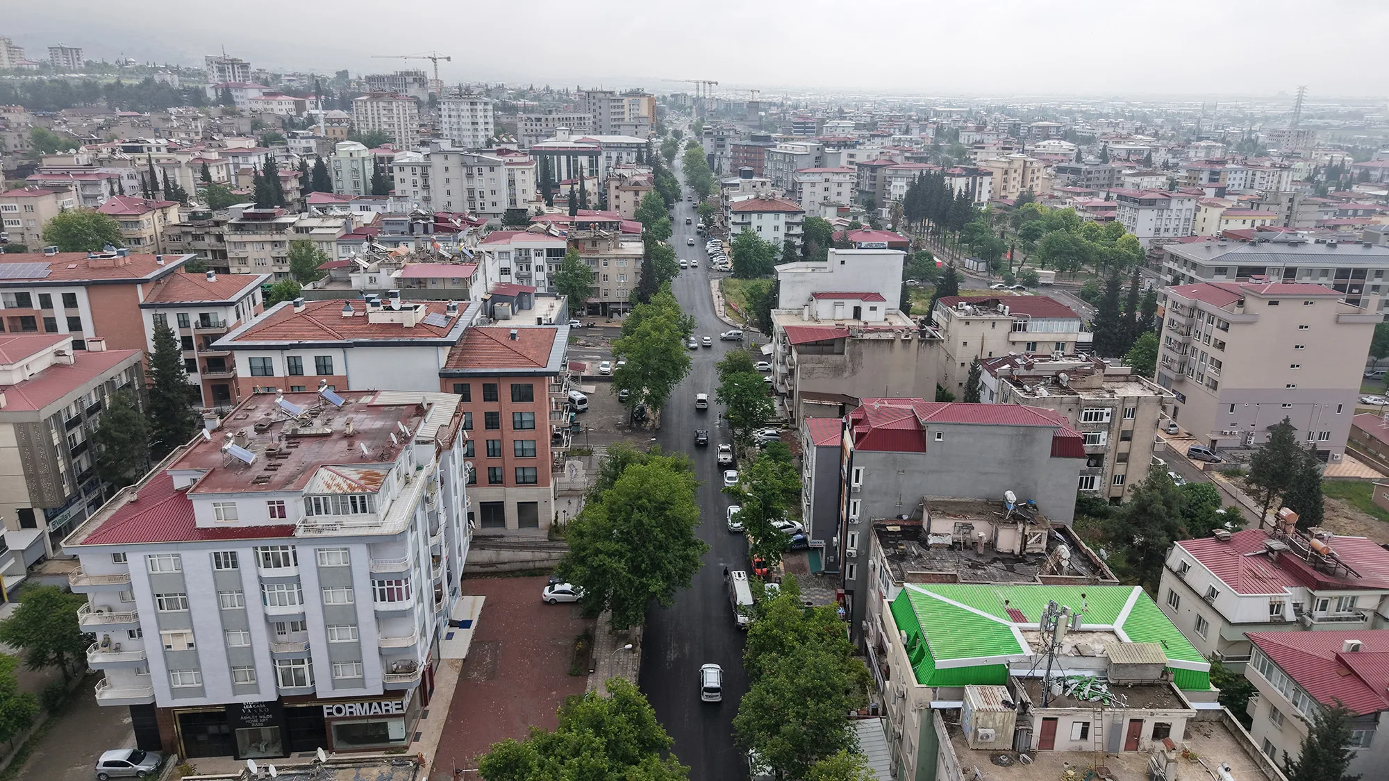 Kahramanmaraş’ta O Cadde Baştan Uca Yeniledi