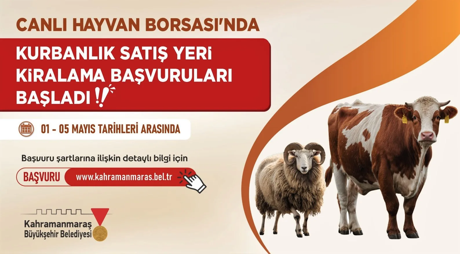 Canli hayvan borsasi duyurusu