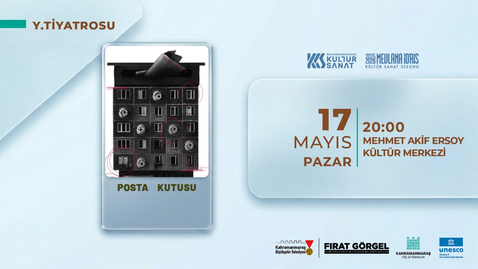 Büyükşehir’den Pazar Günü Kültür Sanat Şöleni