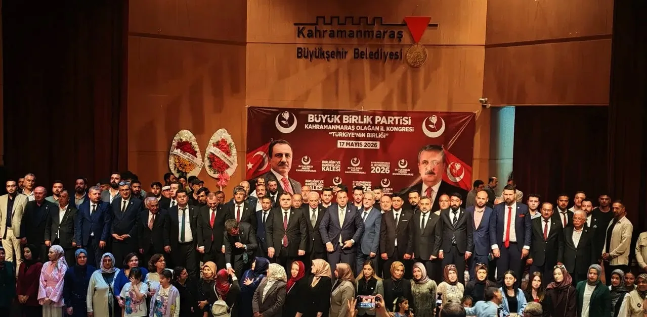 BBP Kahramanmaraş İl Başkanlığı olağanüstü kongreye gitti. Kongrede Başkan Muhammet